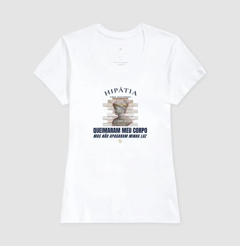  Camiseta Hipátia | Farol Alexandrina: Não Apagaram Minha Luz - Imagem 8