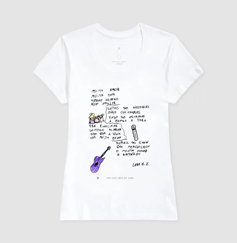 Camiseta Adulto Depois do Show by Lara Jaques - Imagem 3