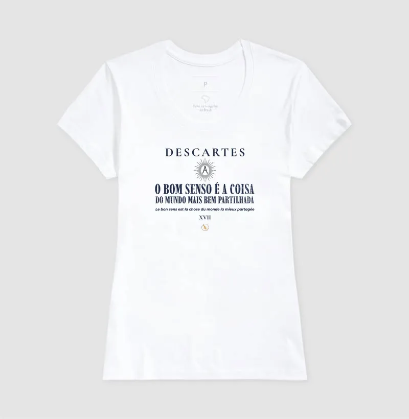 Camiseta O Bom Senso | Descartes & Discurso do Método - Imagem 8