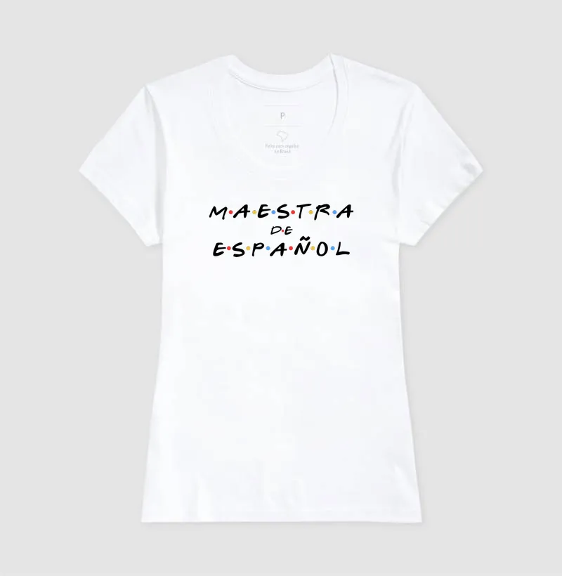 Camiseta Professora de Espanhol — Friends - Imagem 3