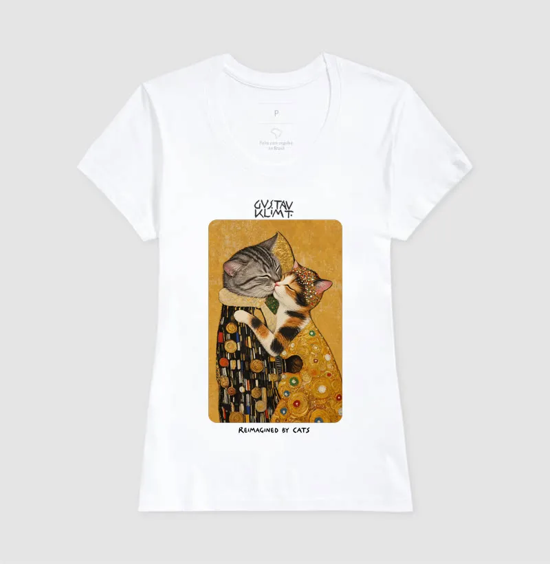 O Beijo felino V.2 - Gustav Klimt - Imagem 8
