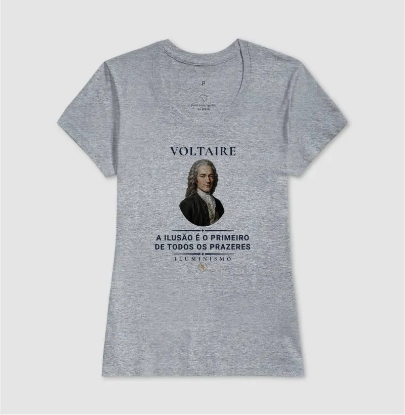 Camiseta Filosófica Voltaire: Esmagai a Infame | Razão & Liberdade - Imagem 12
