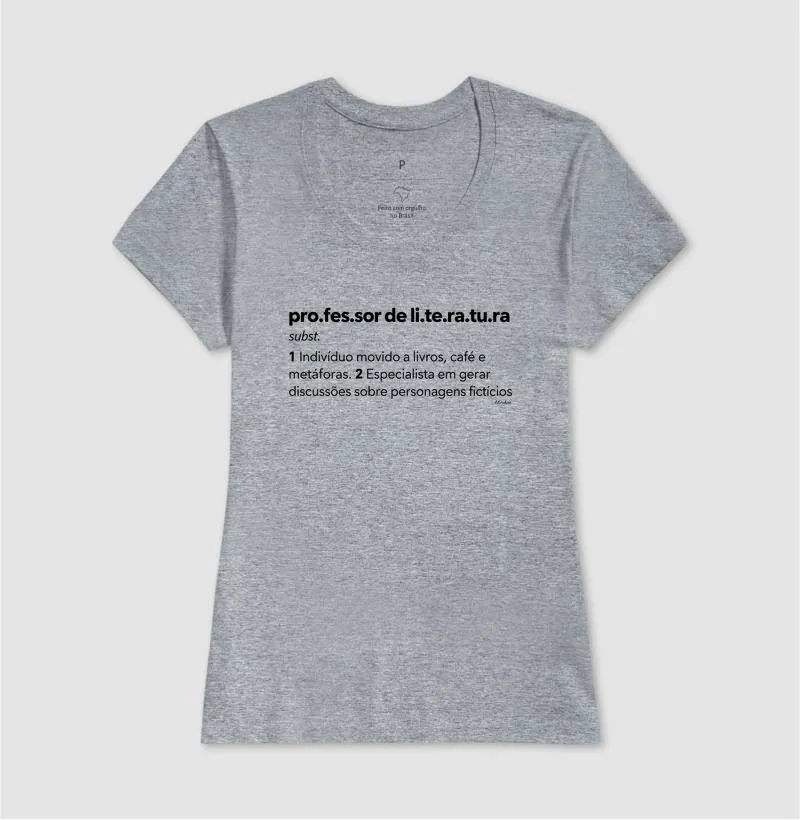 Camiseta Professor de Literatura — Livros, Café e Metáforas - Imagem 9