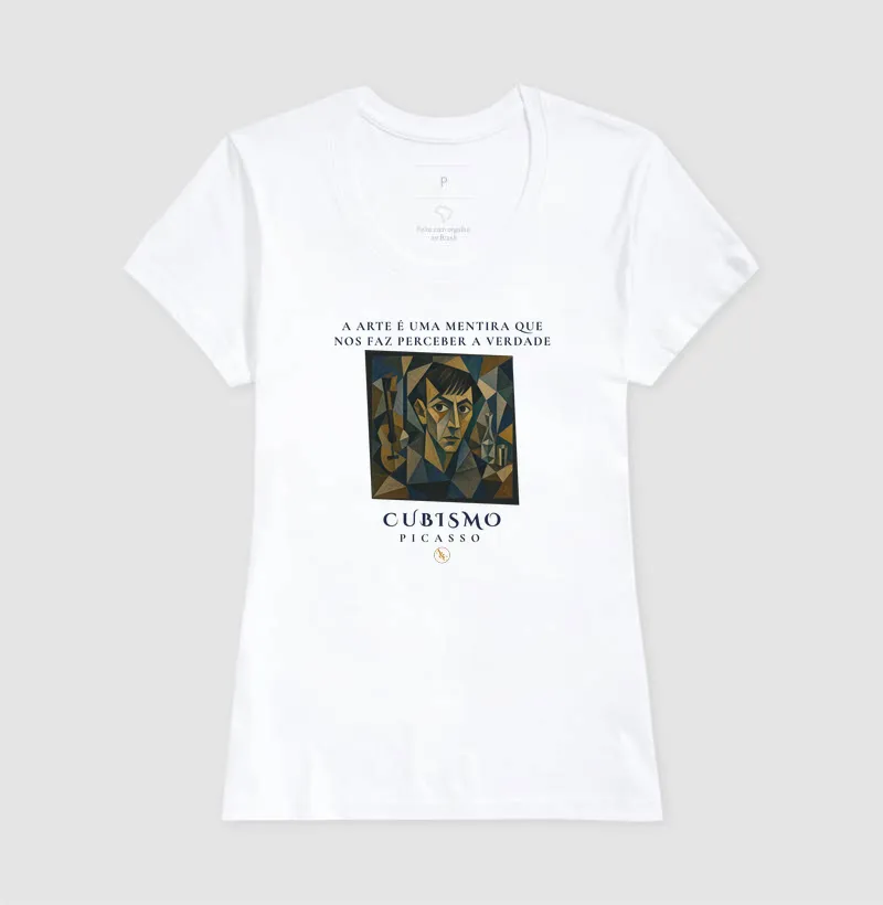 Camiseta Desconstrua o Olhar | Arte Moderna Inspirada em Picasso - Imagem 8
