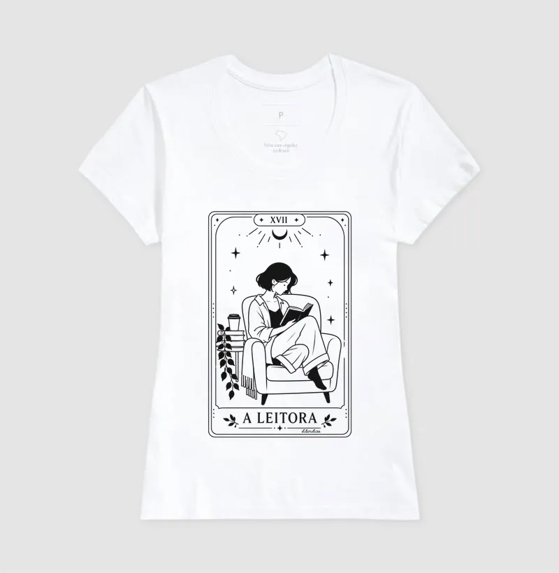 Camiseta A Leitora — Arcano XVII - Imagem 5