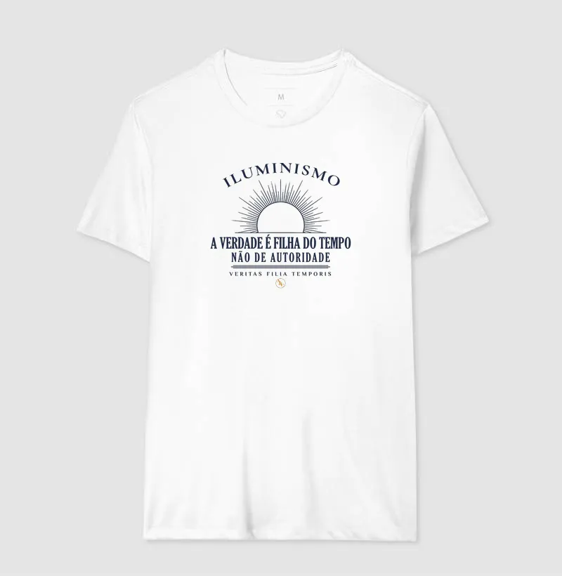 Camiseta O Sol da Razão — Iluminismo | A Verdade é Filha do Tempo - Imagem 7