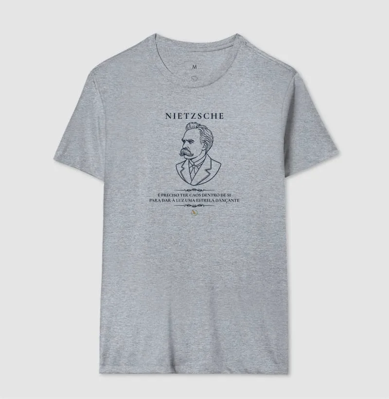 Camiseta Dançar no Abismo - Friedrich Nietzsche | Filosofia & Atitude - Imagem 11