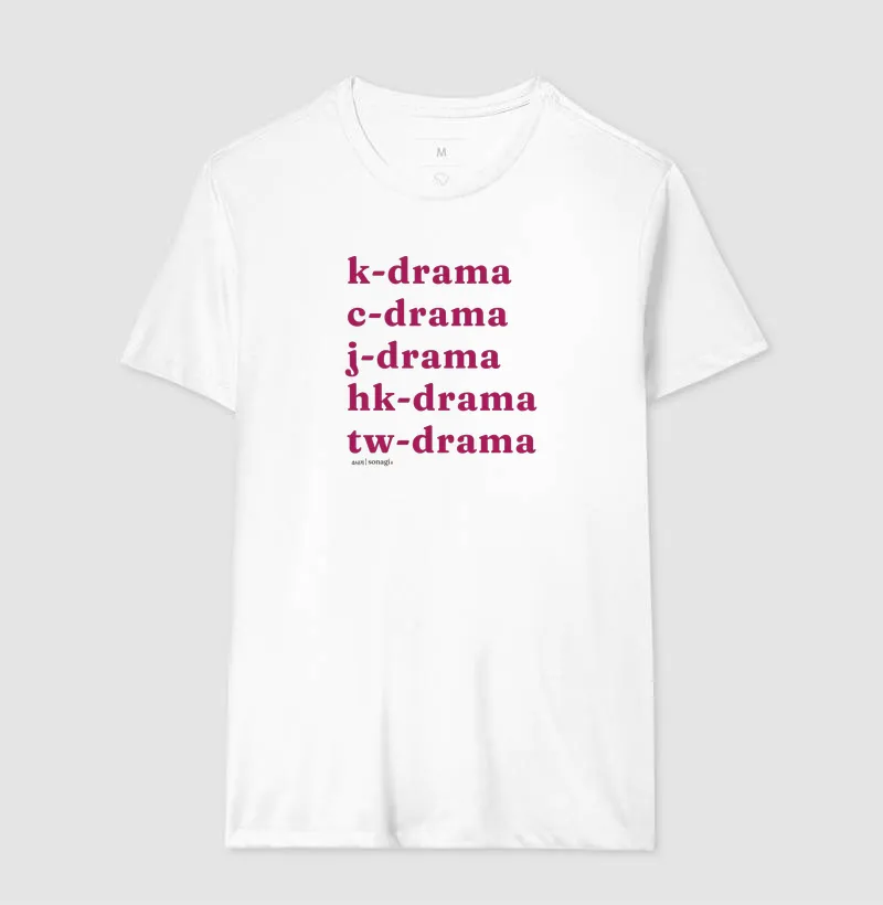 Camiseta k-drama | c-drama | j-drama | tw-drama | hk-drama - Imagem 7