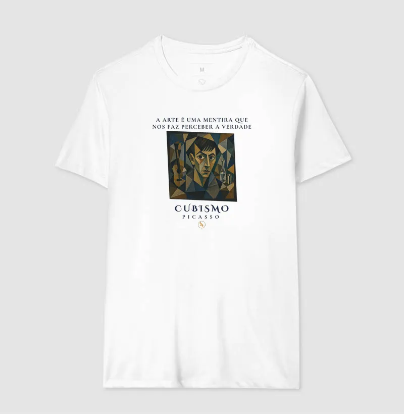 Camiseta Desconstrua o Olhar | Arte Moderna Inspirada em Picasso - Imagem 7
