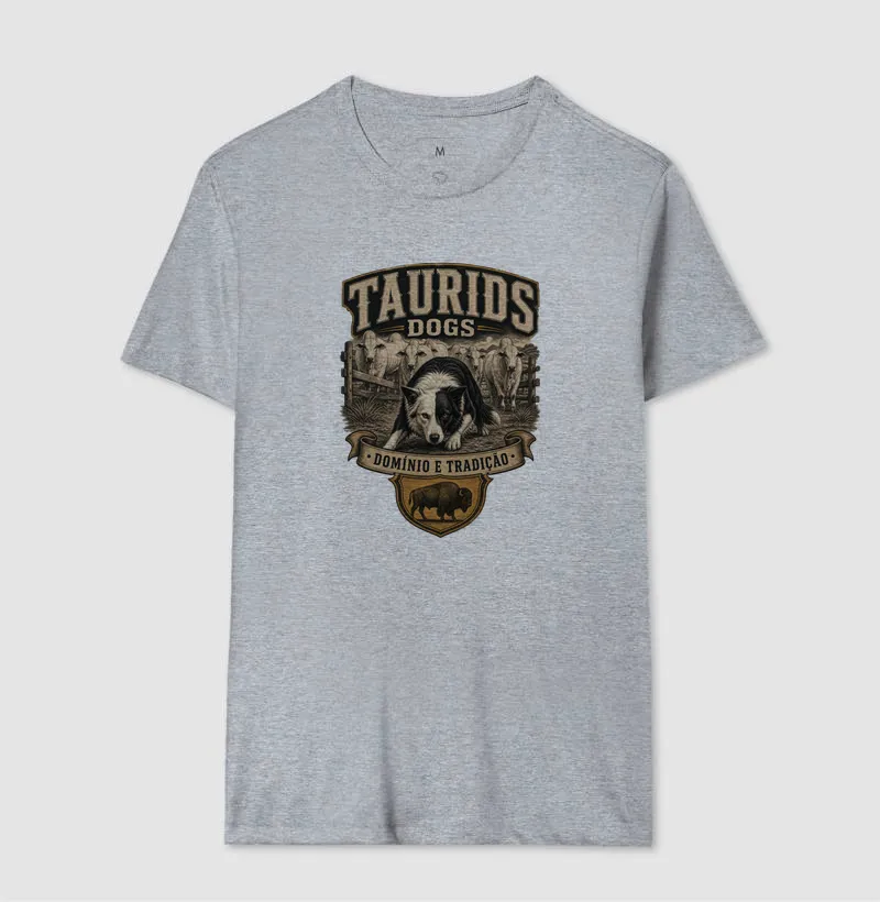 CAMISETA TAURIDS DOGS DOMINIO E TRADIÇÃO BORDER  - Imagem 8