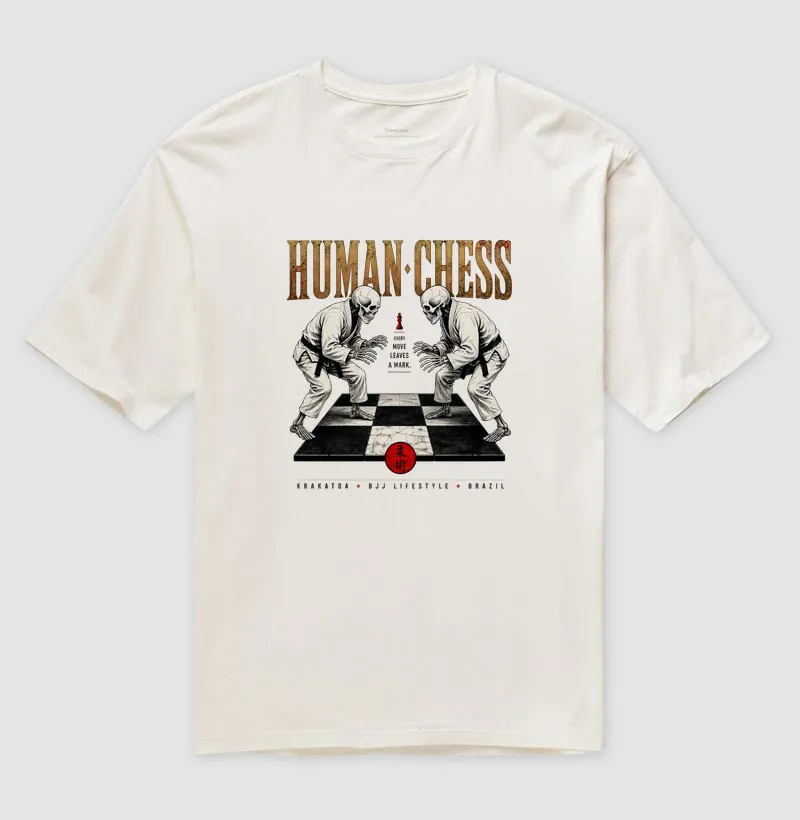 HUMAN CHESS - Camiseta Oversized