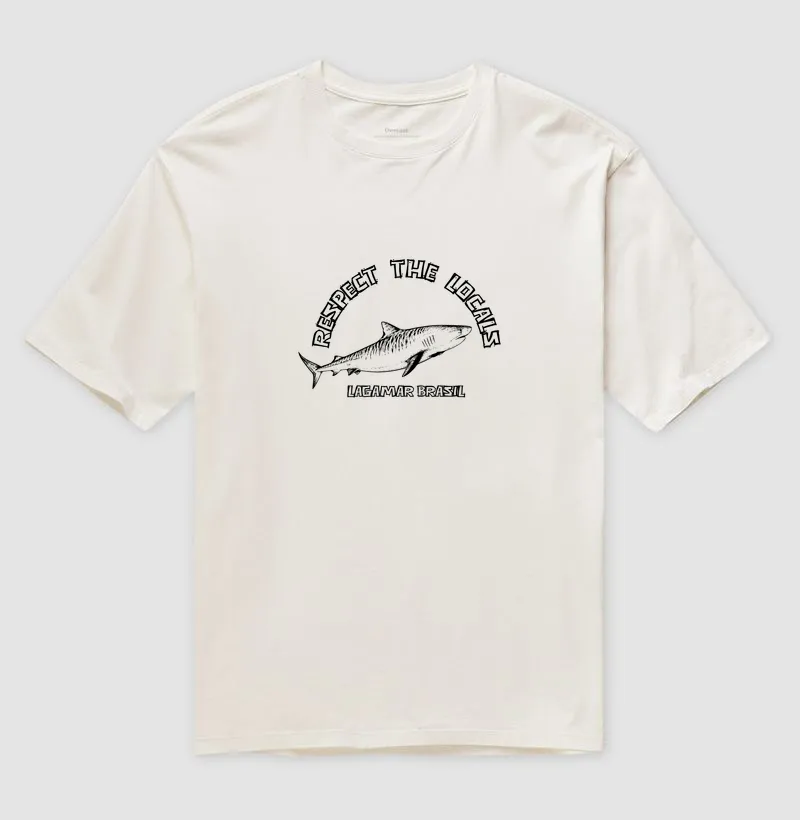 Camiseta Oversized Respect the Locals - Imagem 4