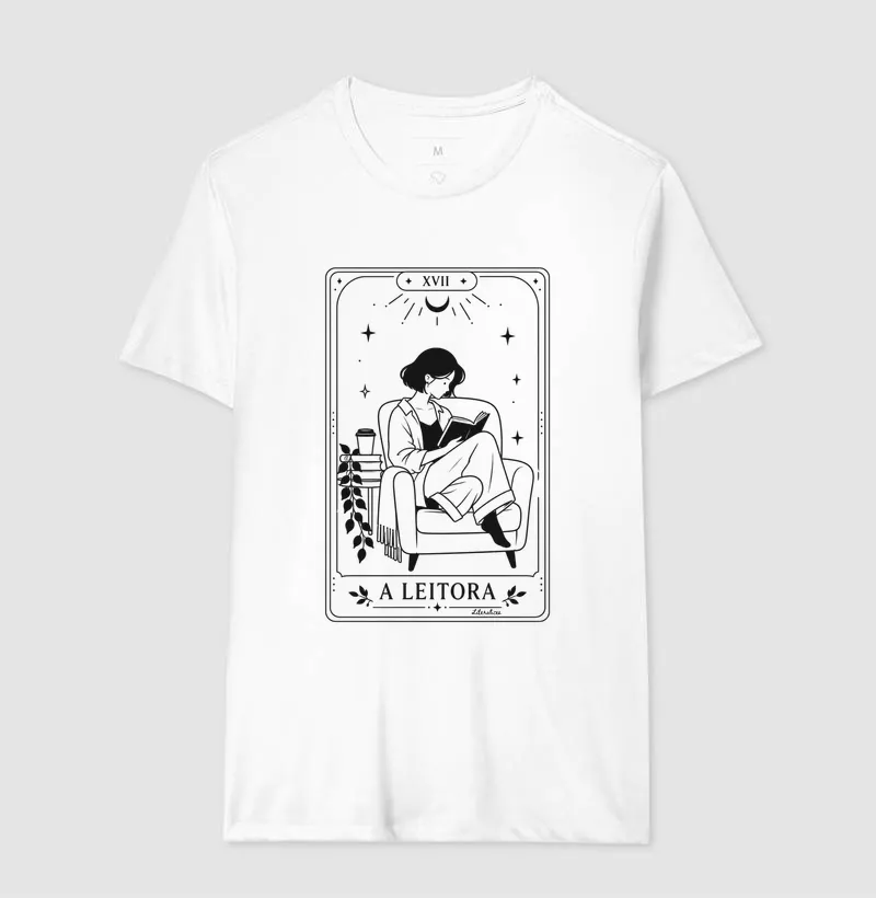Camiseta A Leitora — Arcano XVII - Imagem 4