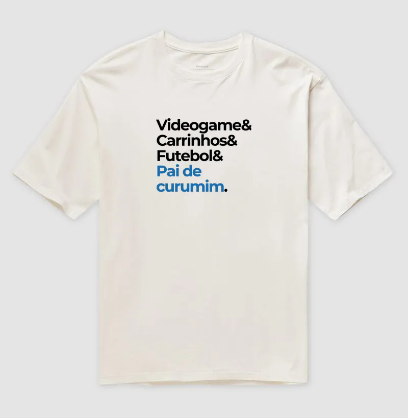 Videogame, carrinhos, futebol, pai de curumim
