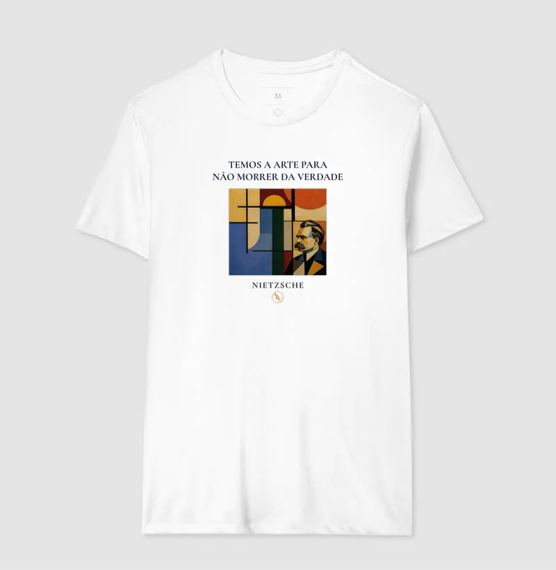 Camiseta A Arte de Não Morrer - Nietzsche - Imagem 7