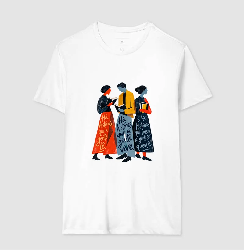 Camiseta Há Histórias Que a Gente Lê - Imagem 4