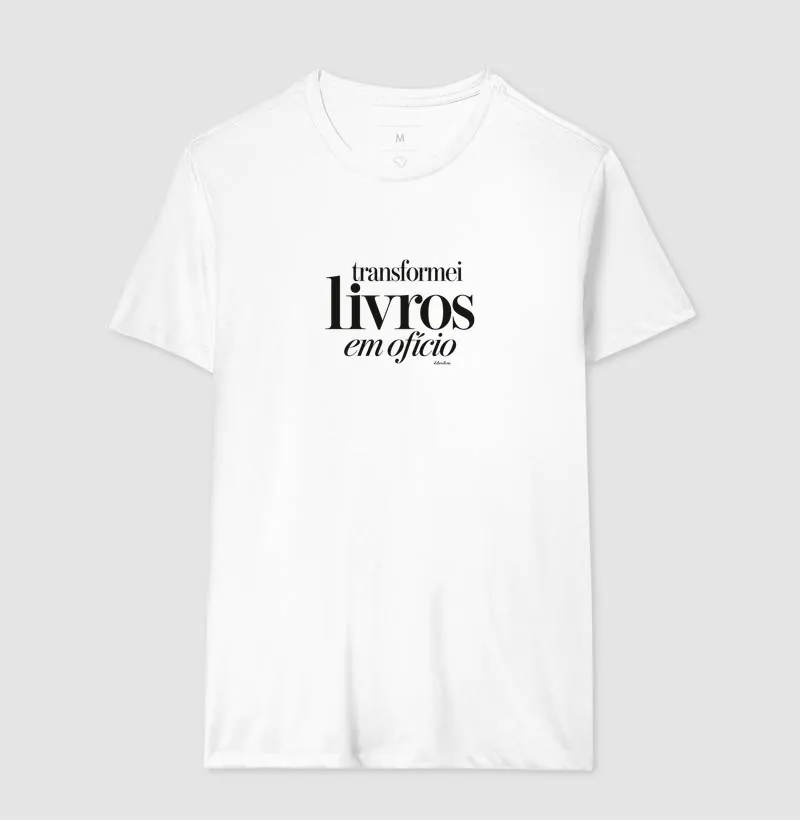 Camiseta Transformei Livros em Ofício - Imagem 2