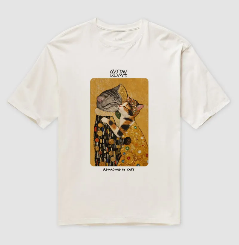 O Beijo felino V.2 - Gustav Klimt