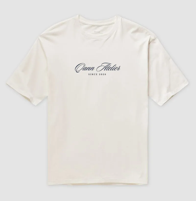 Camiseta Oversized Qann Atelier 