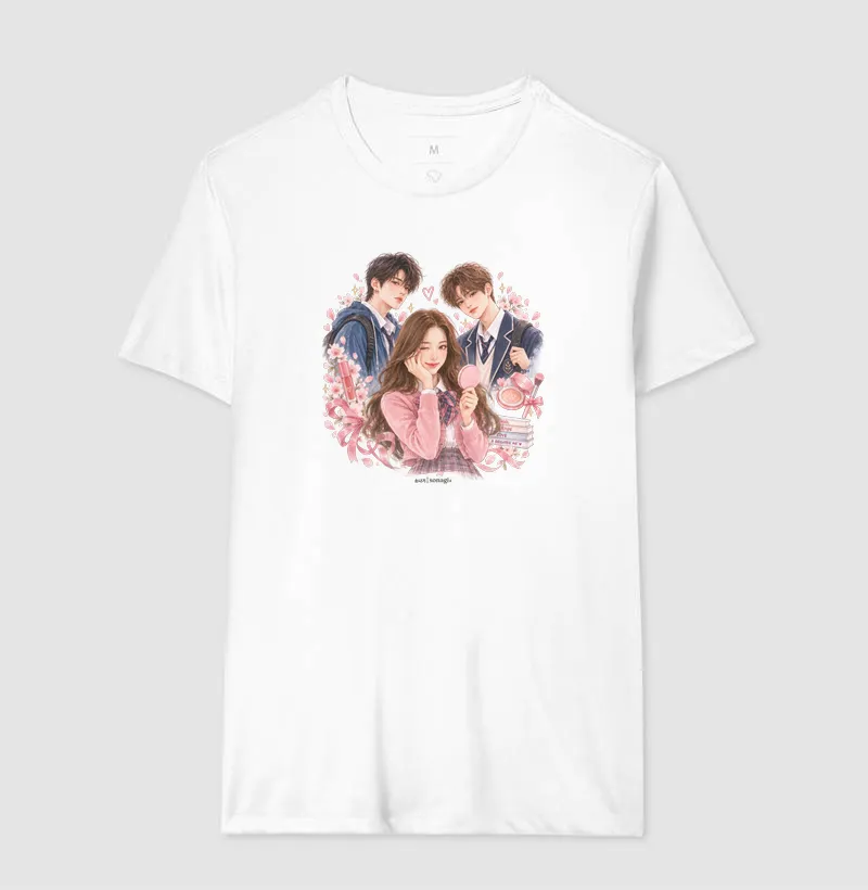 Camiseta Beleza | Romance Escolar em Aquarela - Imagem 7