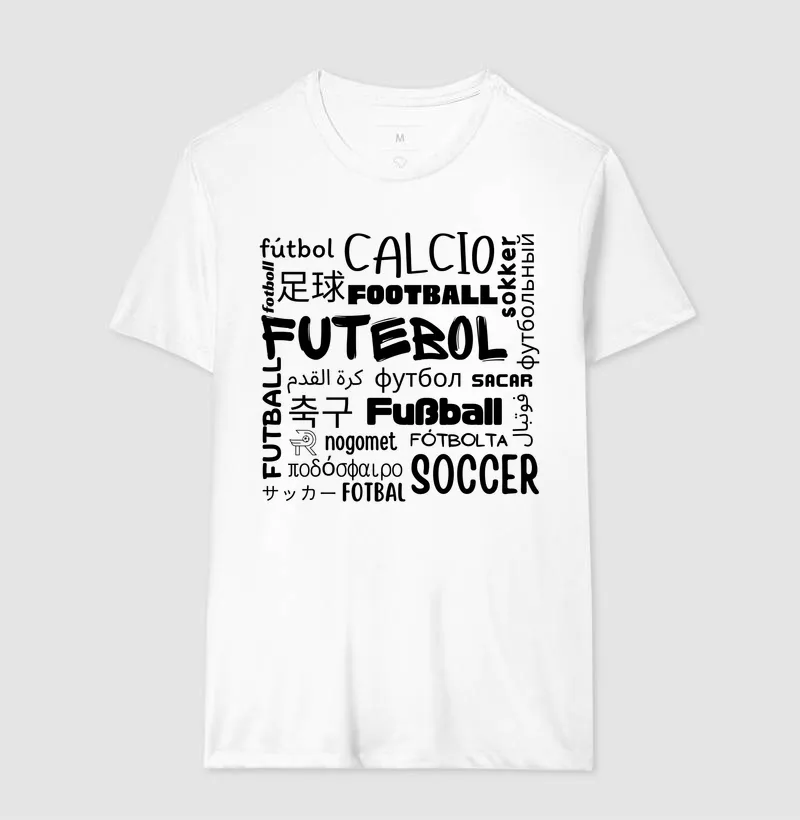 FUTEBOL Idiomas - Escrita cor Preta - Imagem 2