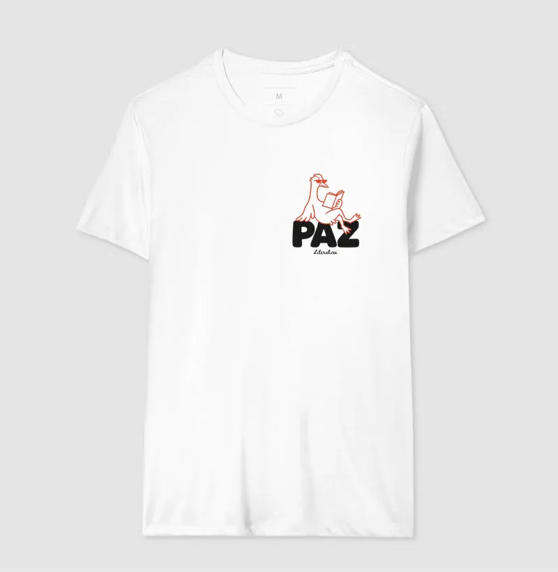 Camiseta Paz — Pato Leitor - Imagem 4