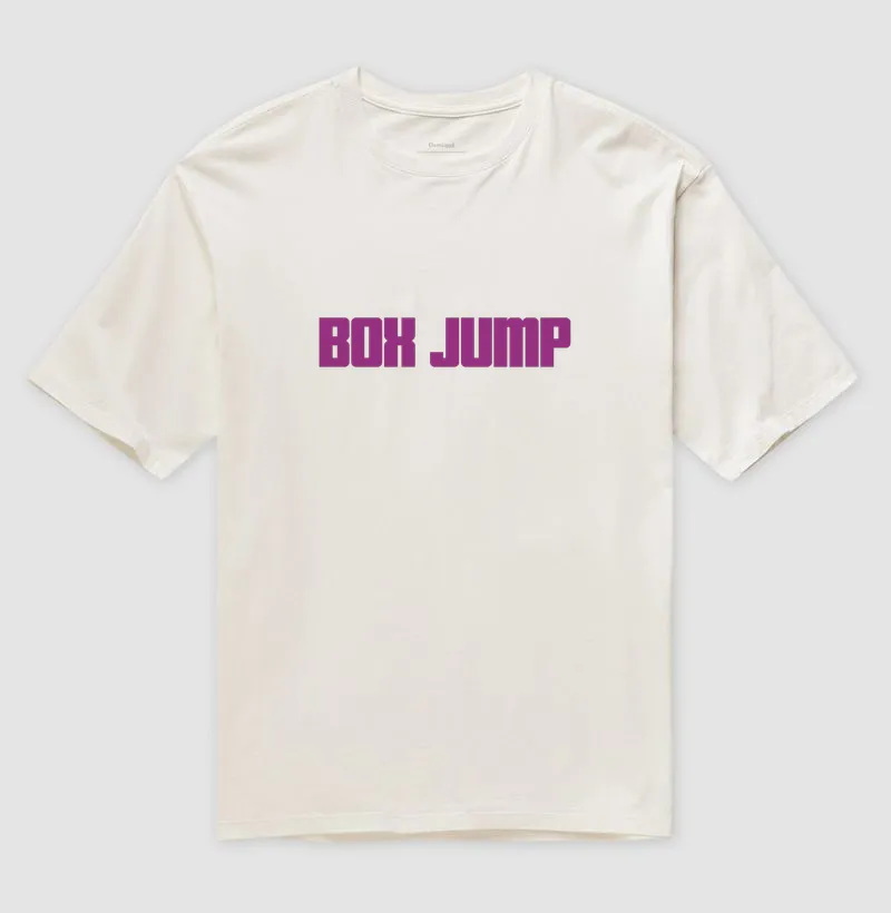 Camiseta Oversized Box Jump Roxo