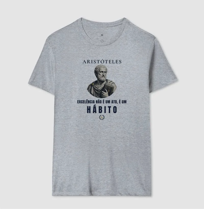 Camiseta "O Hábito" | A Excelência de Aristóteles - Imagem 11