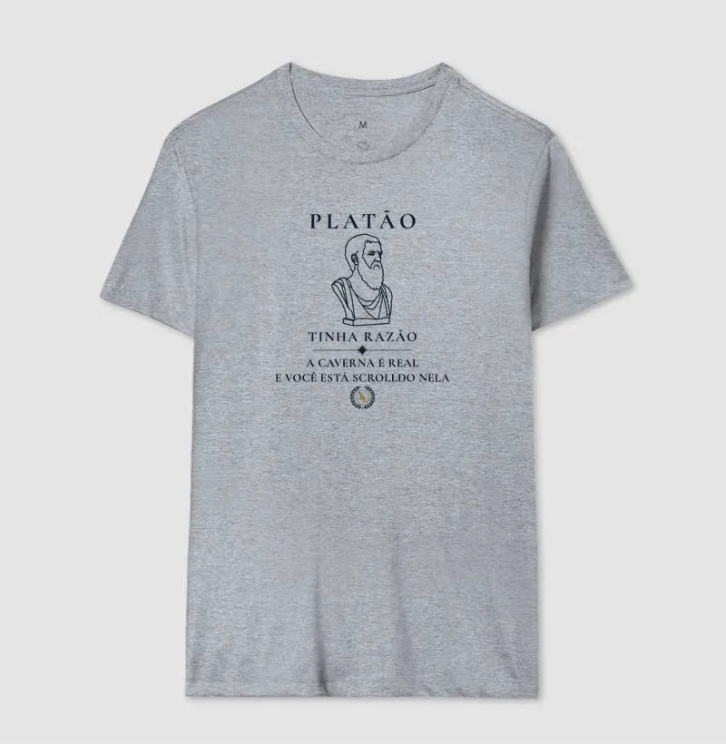 Camiseta Filosófica Platão: O Mito do Scroll - Imagem 11