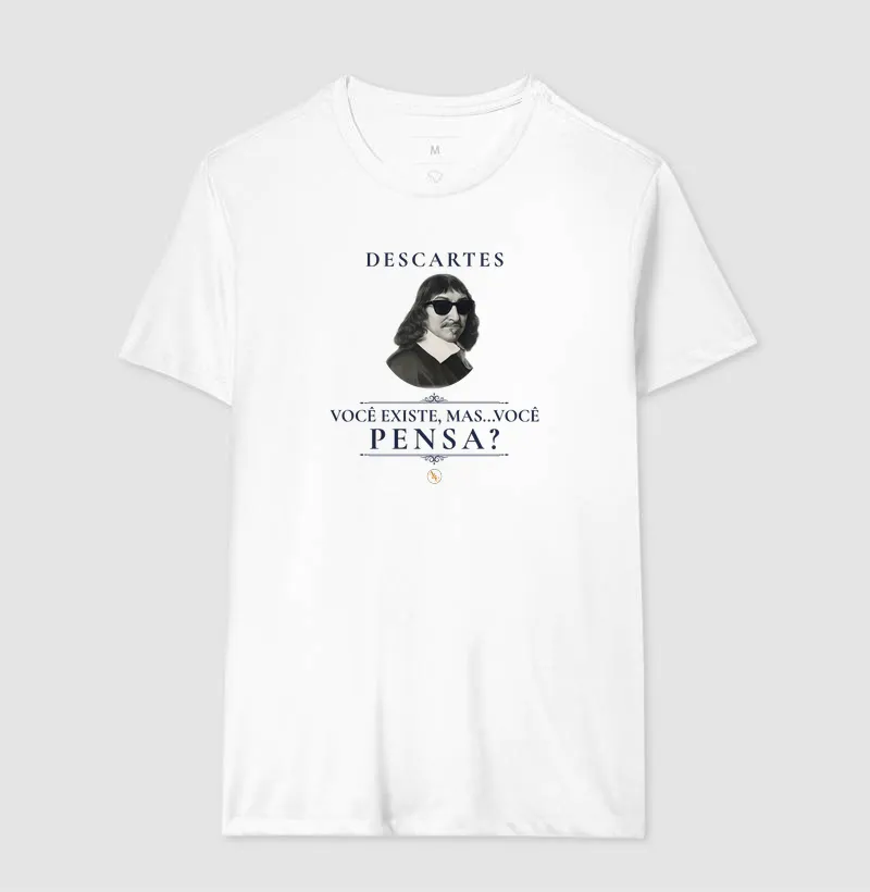 COGITO 2.0 - Camiseta Filosófica René Descartes - Imagem 7