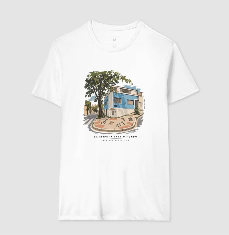 Camiseta Da Esquina Pro Mundo | Música de Minas | Memória das Gerais - Imagem 7