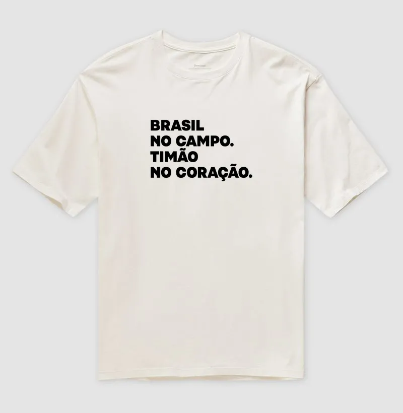 Brasil no campo. Timão no coração.