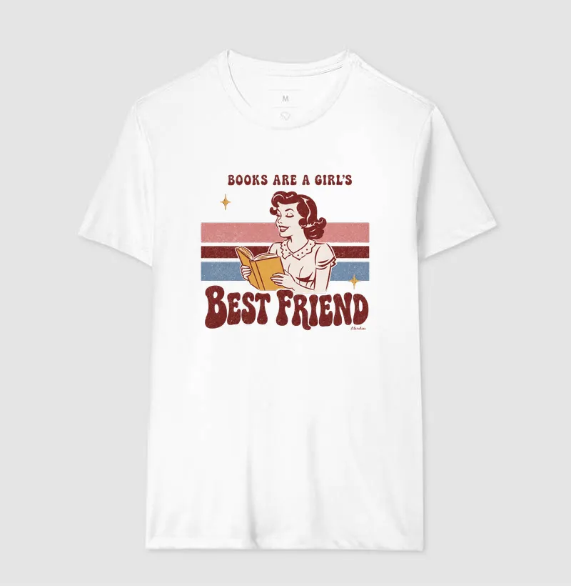 Camiseta Books Are a Girl’s Best Friend - Imagem 4