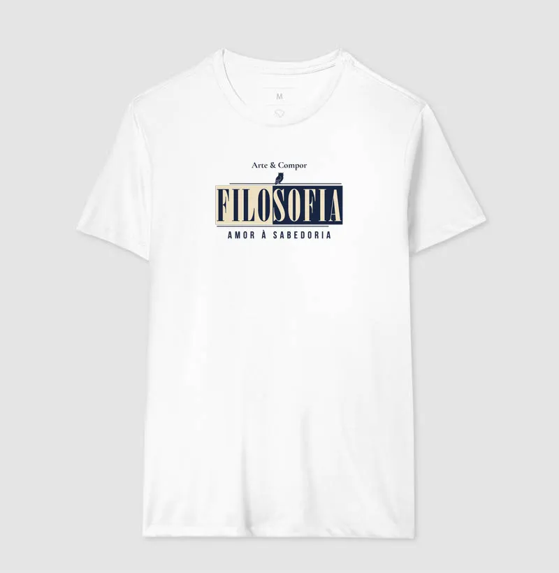 Camiseta Amor à Sabedoria – Filosofia para Quem Pensa - Imagem 7