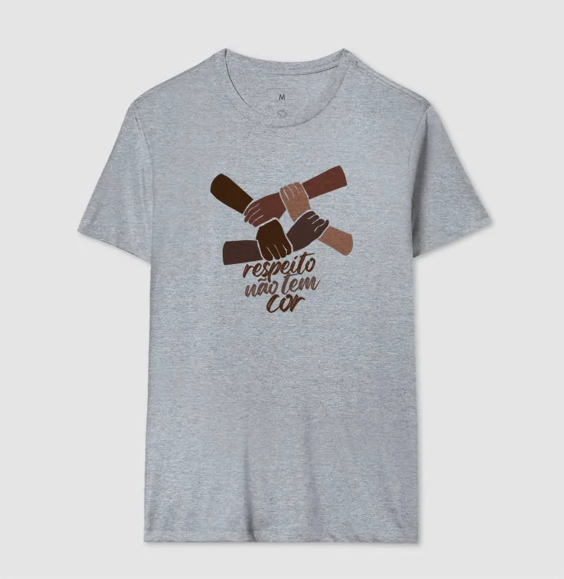 Camiseta Respeito Não Tem Cor - Imagem 11