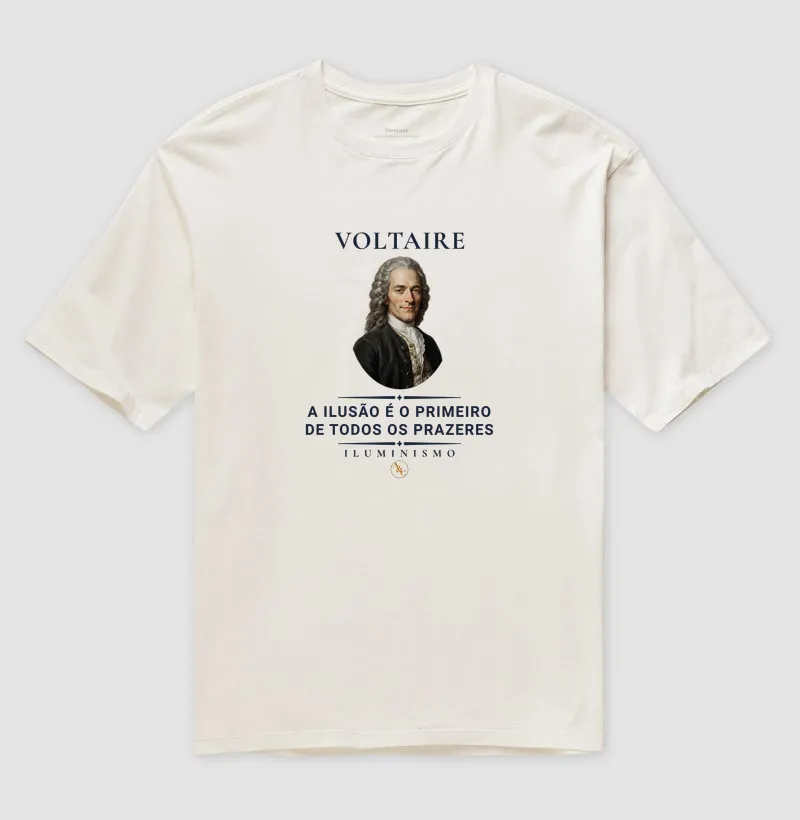Camiseta Filosófica Voltaire: Esmagai a Infame | Razão & Liberdade - Imagem 4