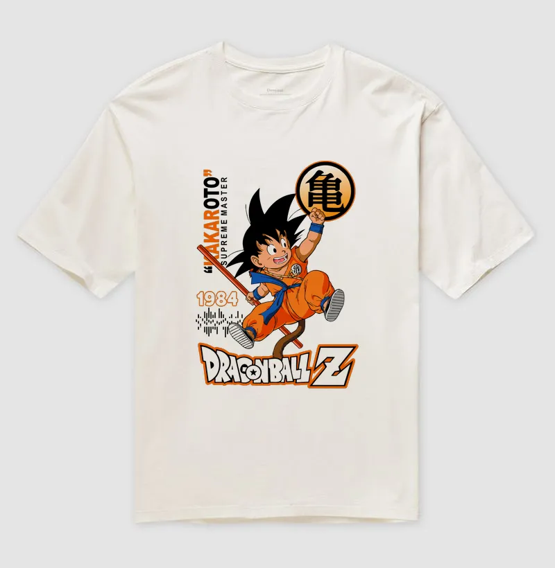 Camiseta Oversized - Goku Dragon Ball Z