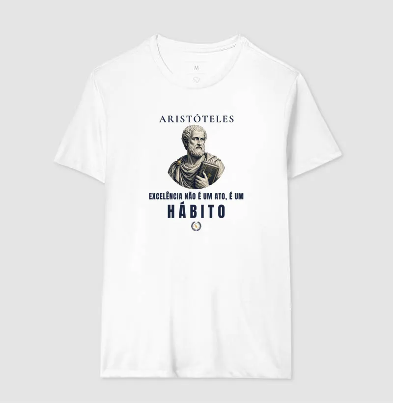 Camiseta "O Hábito" | A Excelência de Aristóteles - Imagem 7
