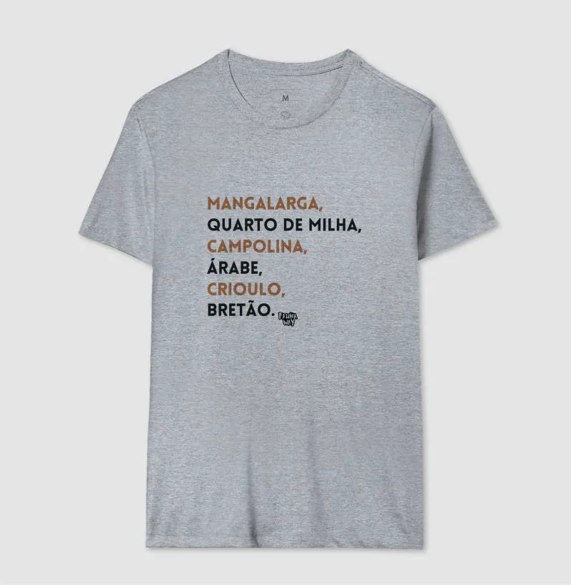 Camiseta Raças de Cavalo Equinos Veterinária Grande Porte Algodão - Fauna Way - Imagem 8