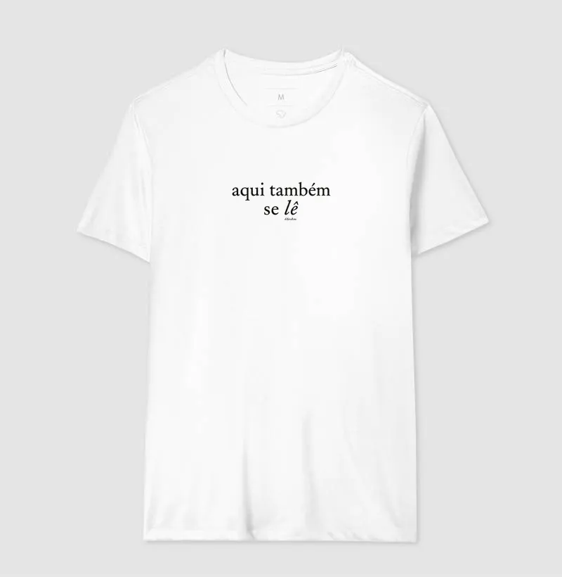 Camiseta Aqui Também Se Lê - Imagem 4
