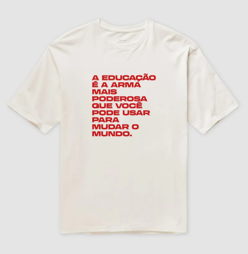 A educação é a armamais poderosaque você pode usar para mudar o mundo. - Imagem 4