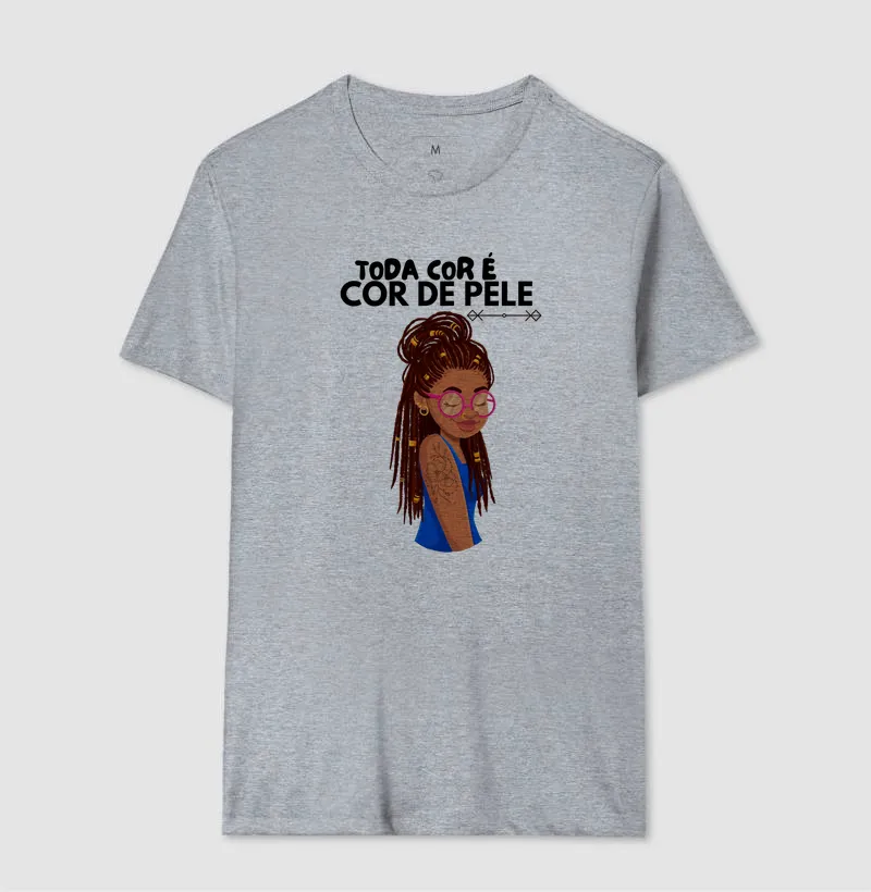 Camiseta Toda Cor é Cor de Pele - Imagem 11
