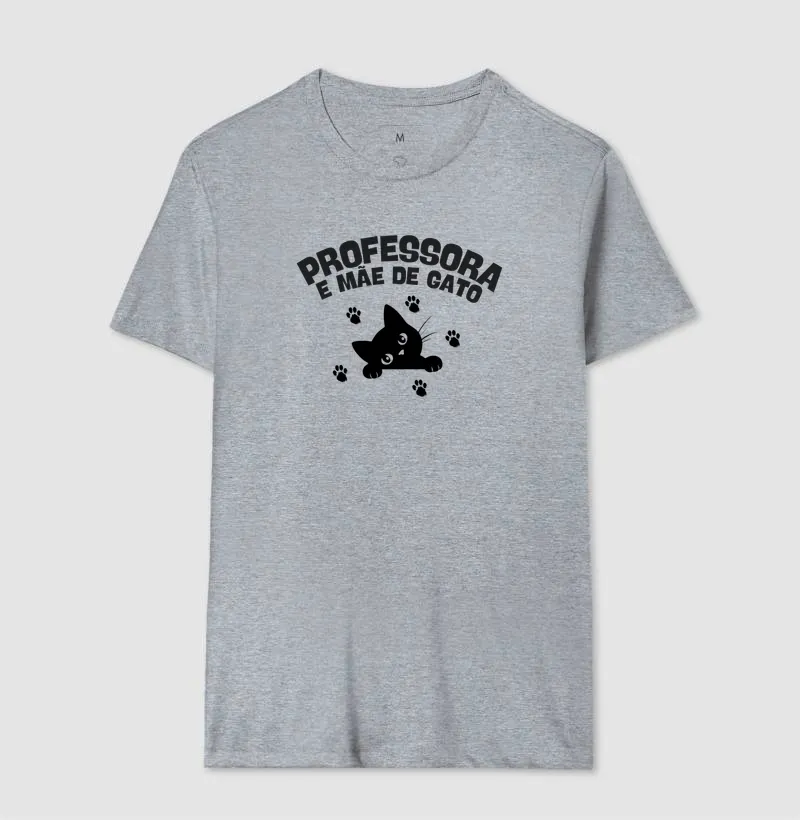 Camiseta Professora e Mãe de Gato - Imagem 4