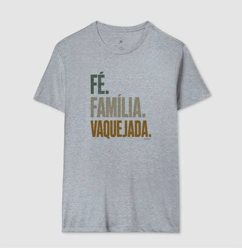 Camisa Algodão - Fé. Família. Vaquejada. - Imagem 9