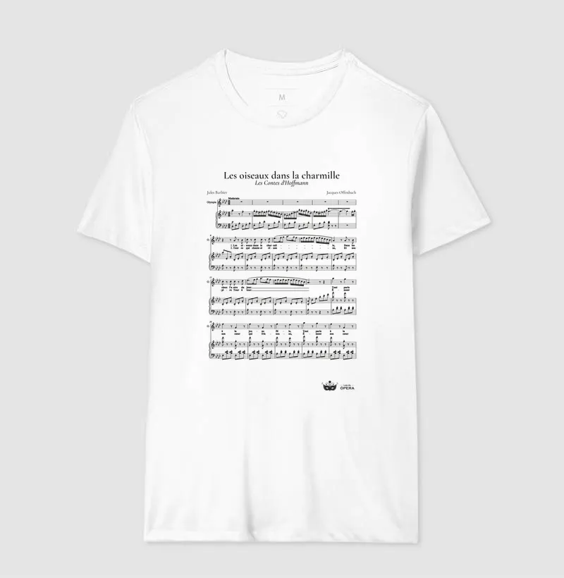 Les oiseaux dans la charmille - Hoffmann | Camiseta de Ópera - Imagem 4