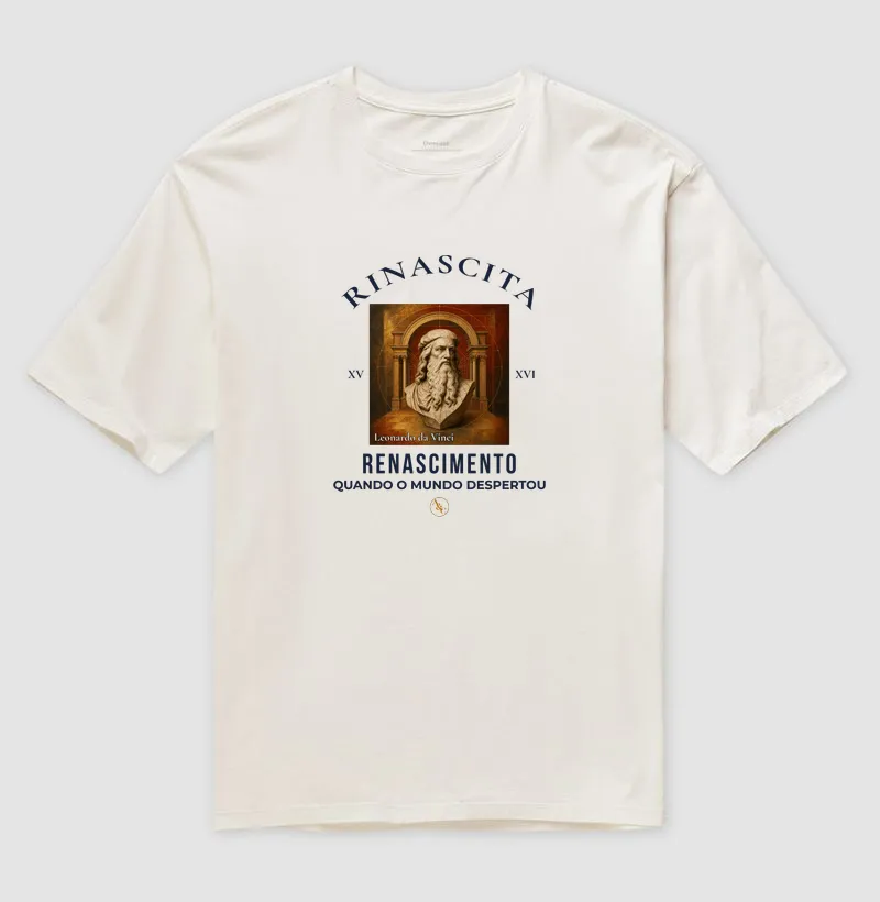 Camiseta Rinascita — O Renascer do Pensamento (Arte & Compor) - Imagem 5