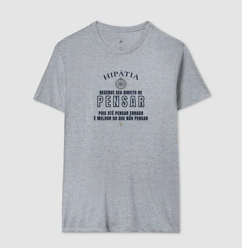 Camiseta Tipográfica Hipátia | Direito de Pensar - Imagem 11