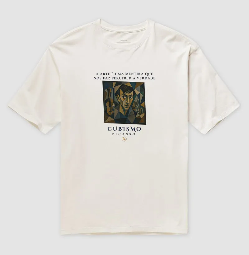 Camiseta Desconstrua o Olhar | Arte Moderna Inspirada em Picasso - Imagem 2