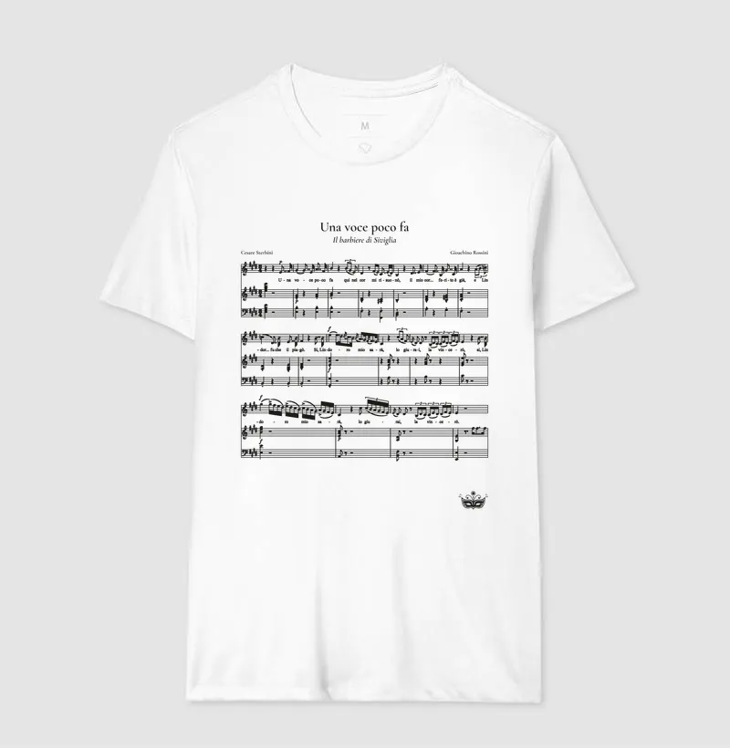 Una voce poco fa - Il barbiere di Siviglia | Camiseta de Ópera - Imagem 4