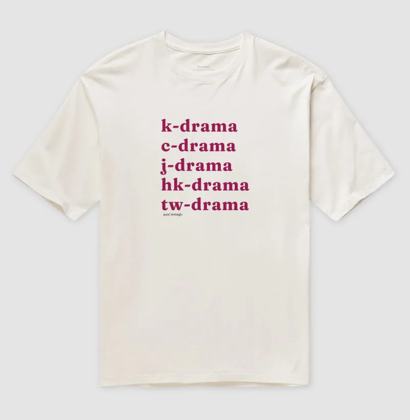Camiseta k-drama | c-drama | j-drama | tw-drama | hk-drama - Imagem 4